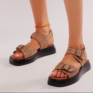NWT Free People Mandi Weave Women's Sandals-7.5